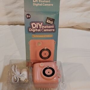 DIY Instant Digital Camera for Kids - Peach